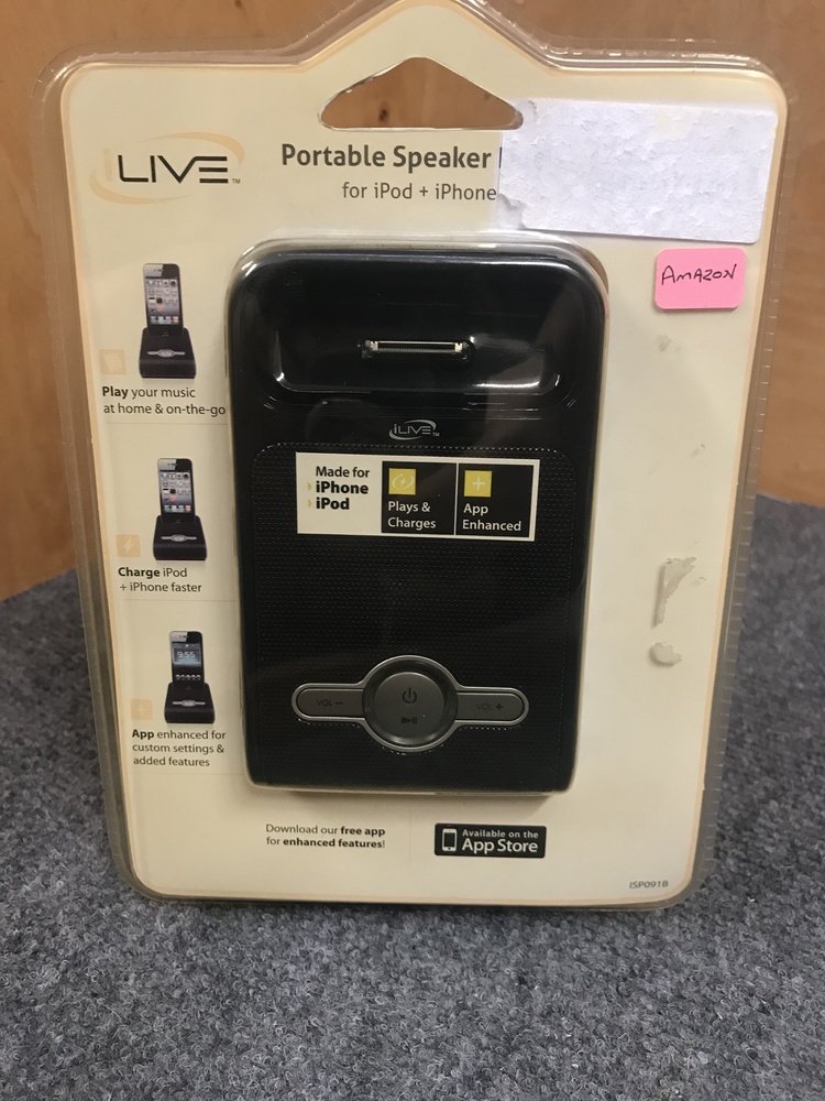 iLIVE Portable Speaker Dock Model: ISP091B