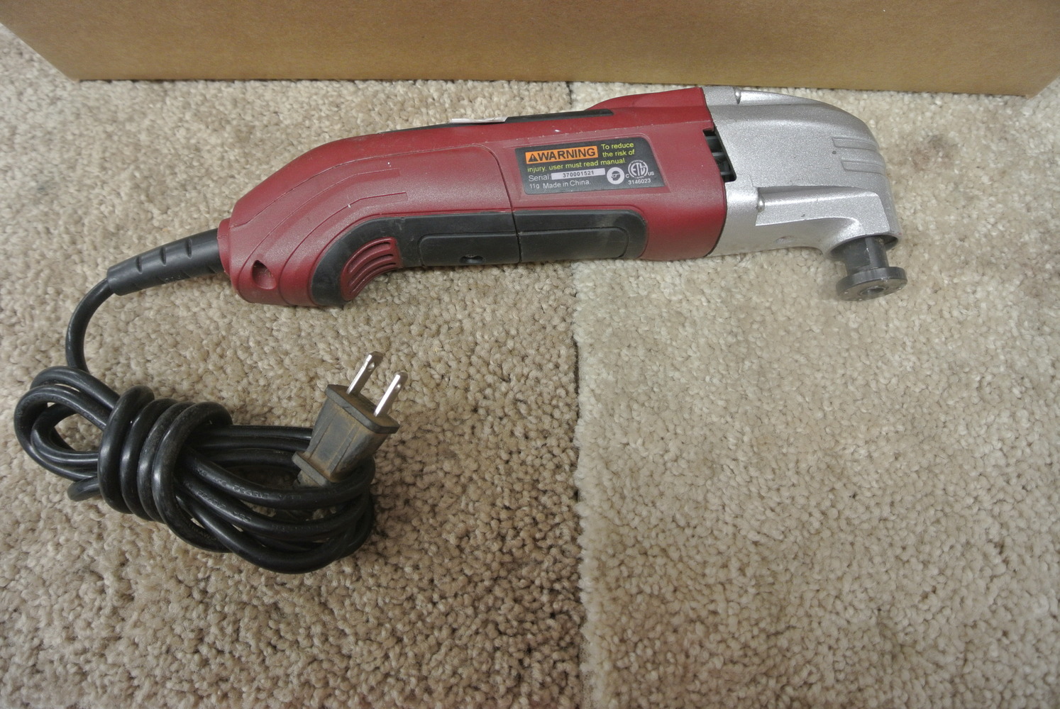CHICAGO ELECTRIC MULTI TOOL MODEL: 68861