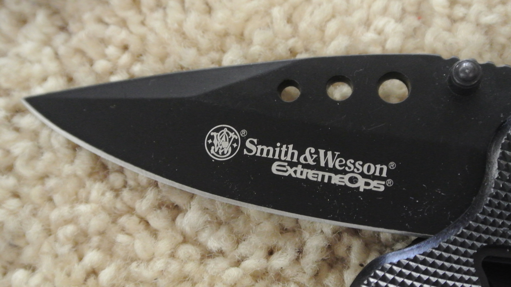 Smith and Wesson knife ExtremeOps model: SWA3, CK10HBS