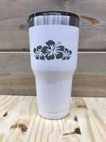  Ozark Trail 30oz white flower laser engraved tumbler