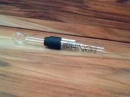 WHITE RHINO GLASS SLIDER BLUNT Pipe