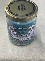 smoke odor exterminator candle sugar skull