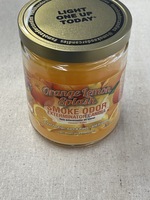 smoke odor exterminator candle orange lemon splash