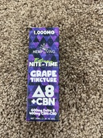 Hemp living  Extreme nite-time  Grape tincture selta 8 + cbn 600 mg delta 8 400