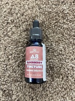 Hemp living   Elderberry tincture 1000 mg delta 8 sublingual oil