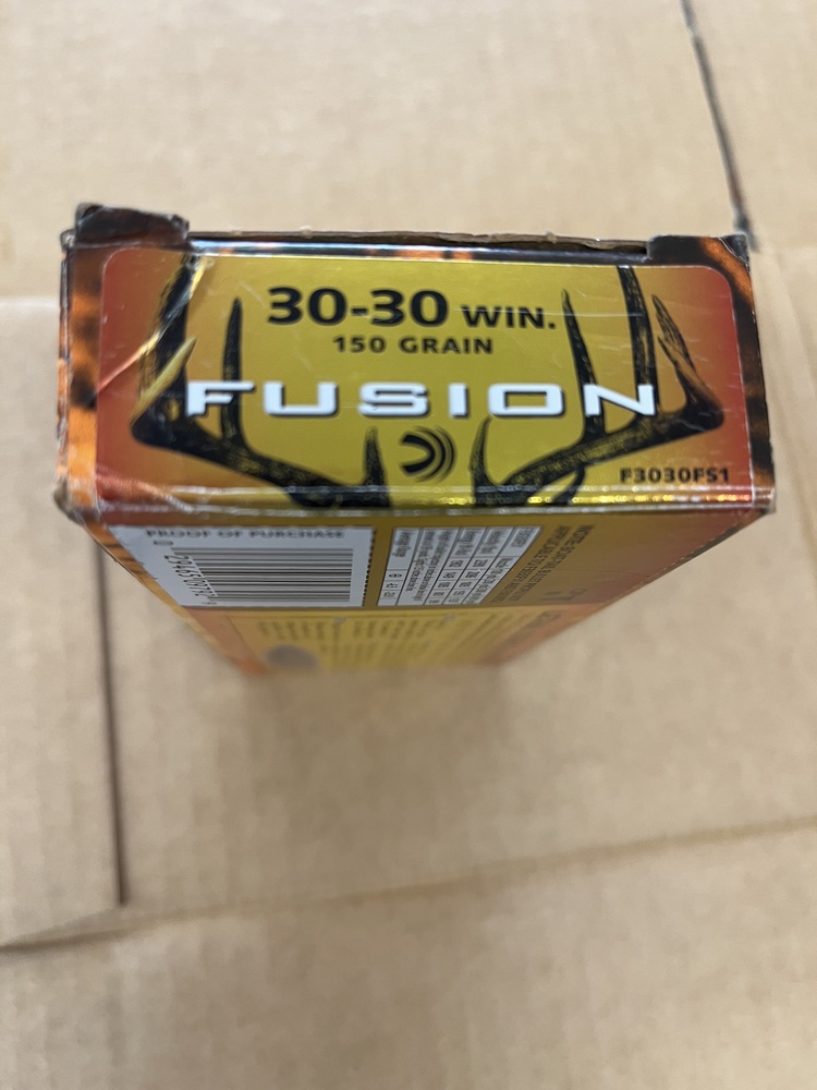Fusion 30-30 ammo
